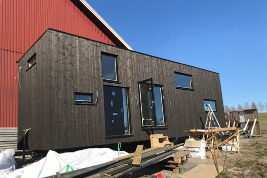 Irene is building the world's largest tiny house on wheels!