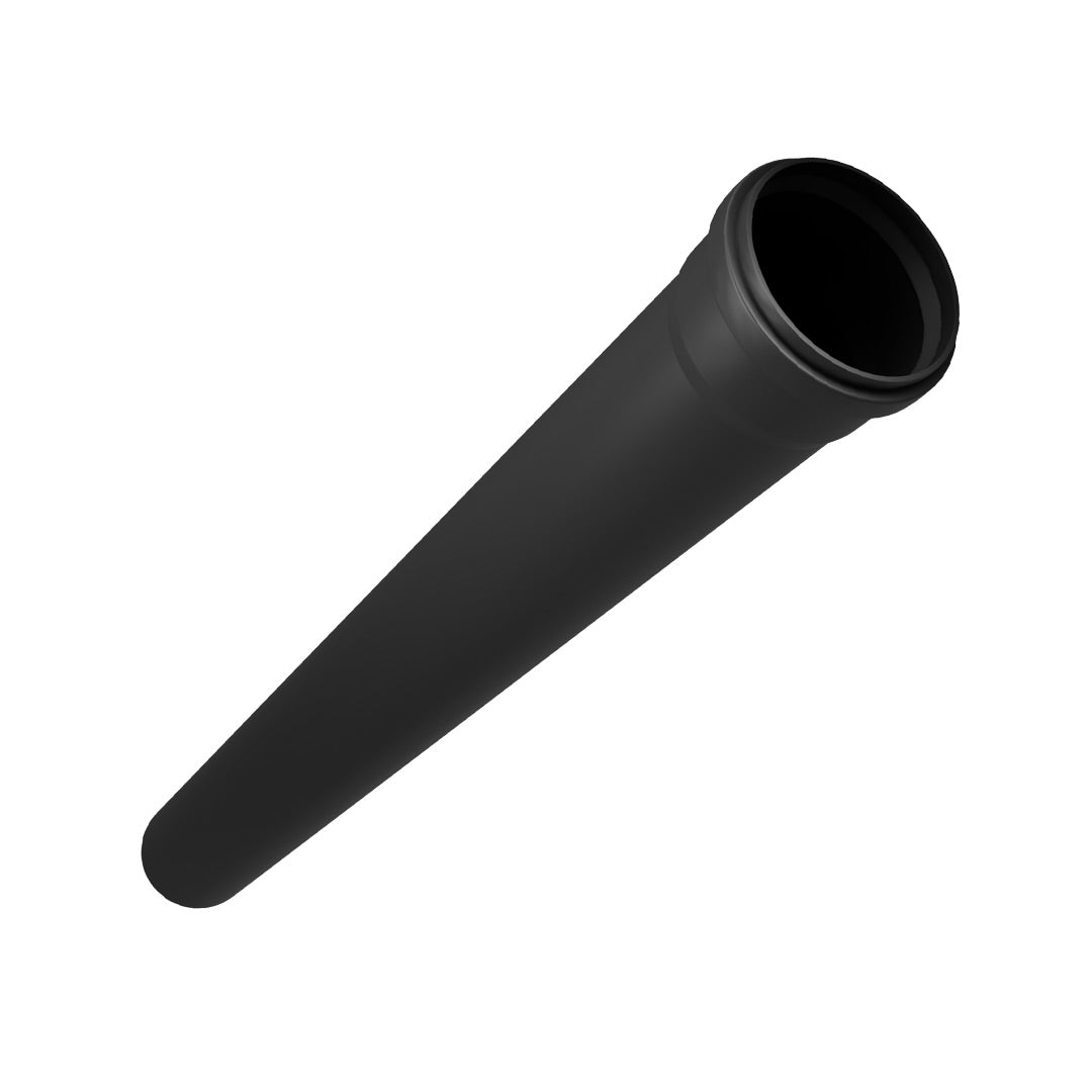 Flue pipe 110mm PP, 1m long