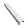 Load image into Gallery viewer, A long, straight white pipe cover shown at an angle on a plain white background.
