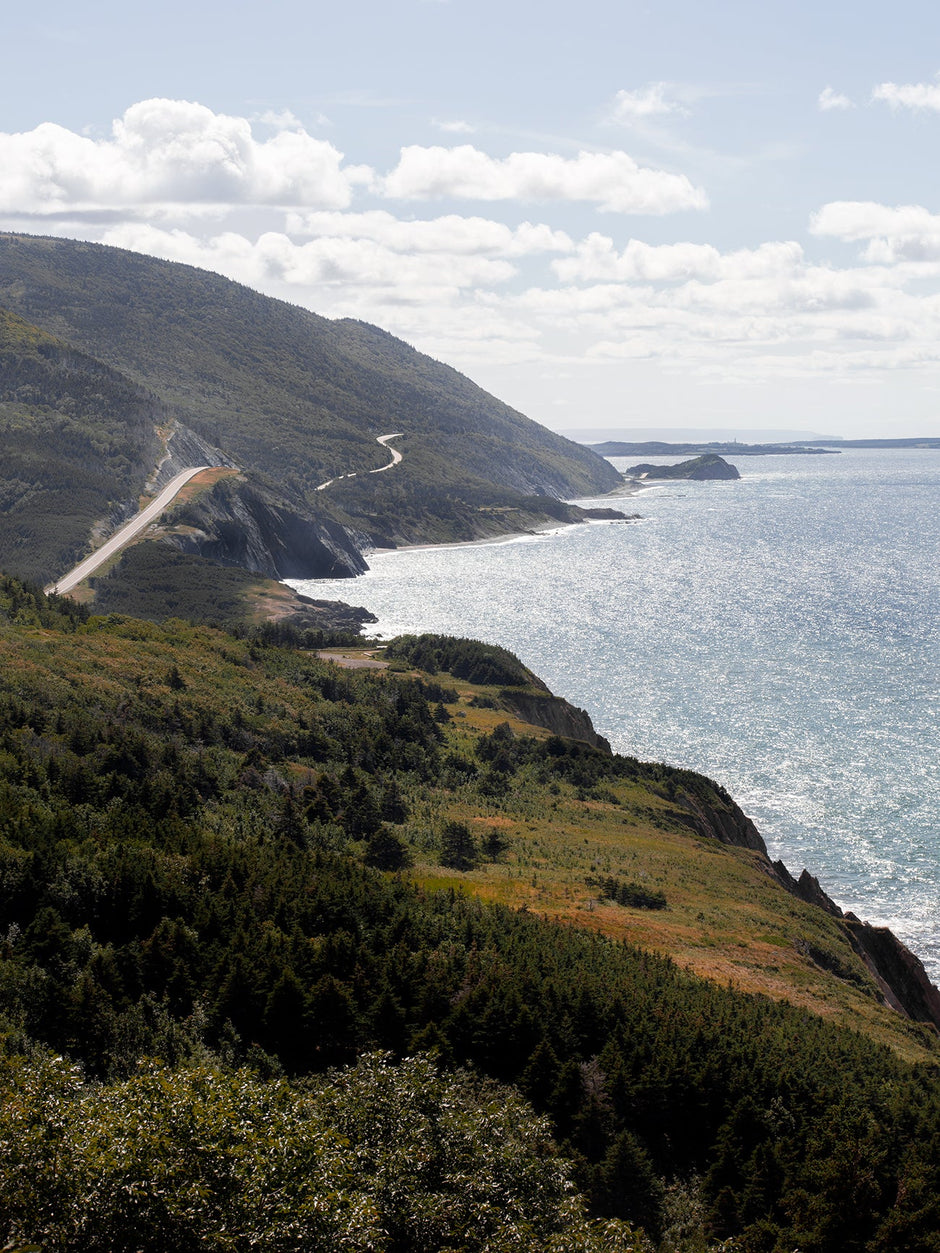 Coastline on a sunny day