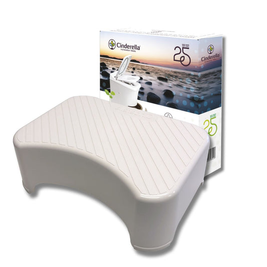 Paket med Cinderella papperspåsar och Cinderella fotstöd. 